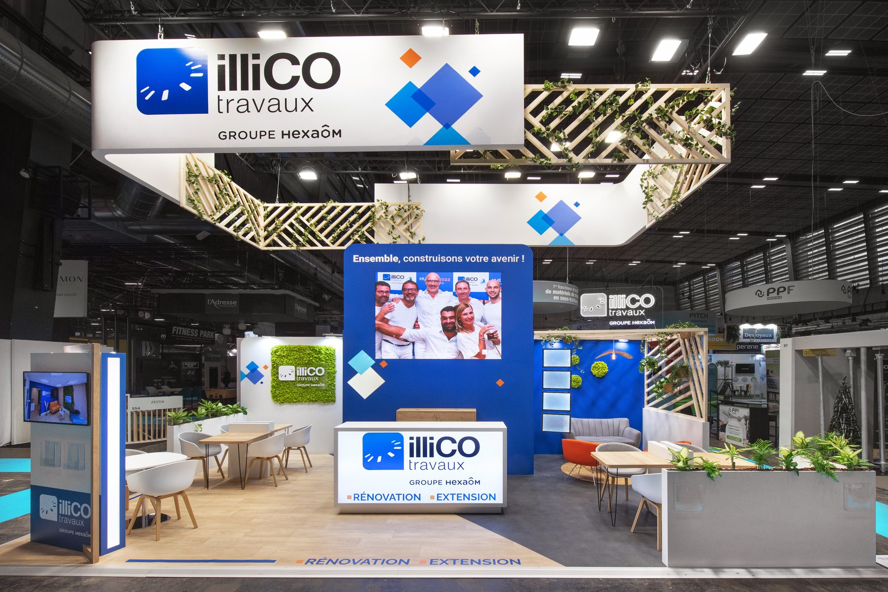 Stand illiCO travaux sur Franchise Expo Paris