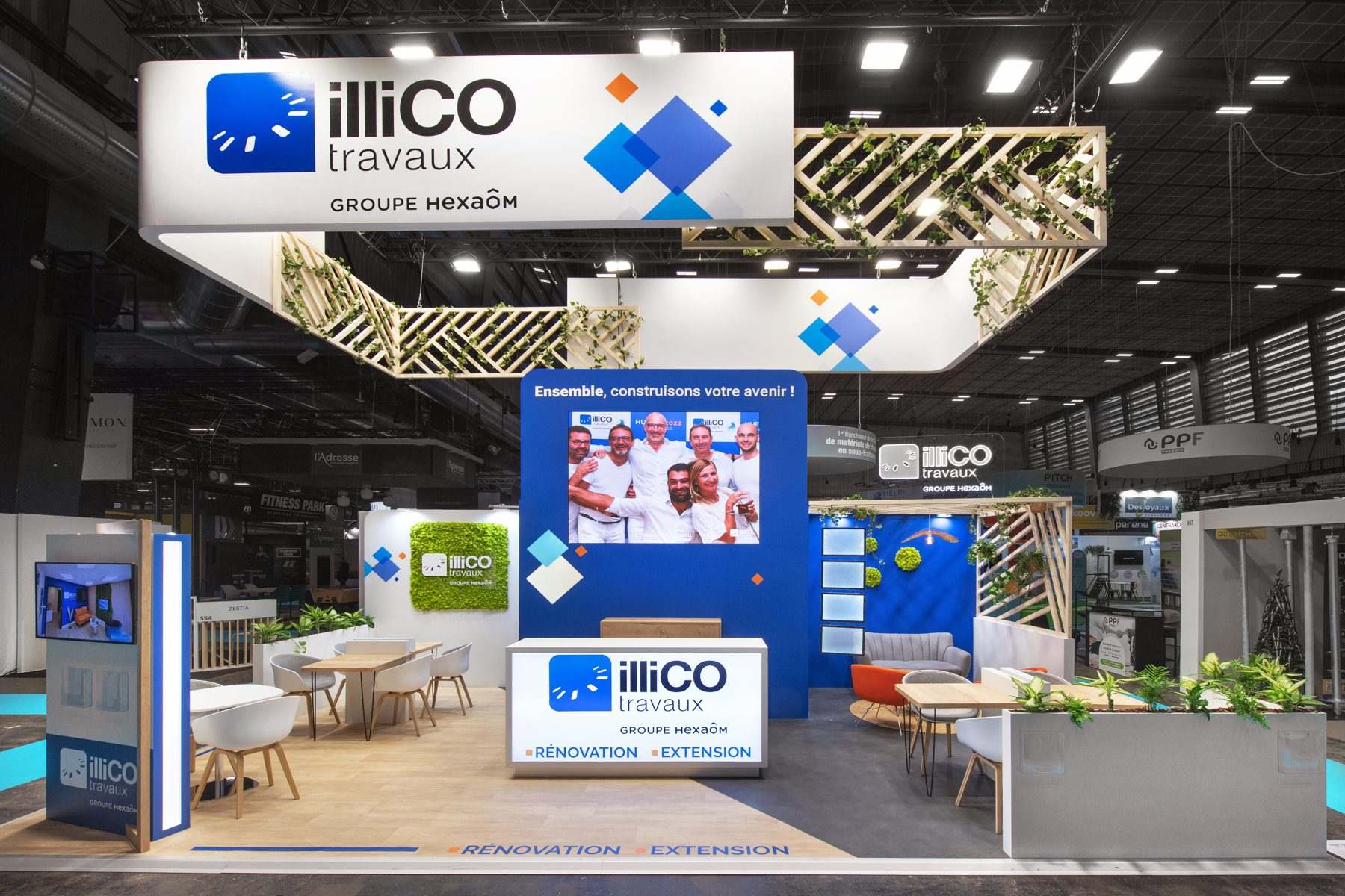 Stand illiCO travaux sur Franchise Expo Paris